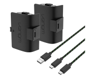 Akcesoria do konsol VENOM XSX Podwójny akumulator + kabel 3m - Czarny